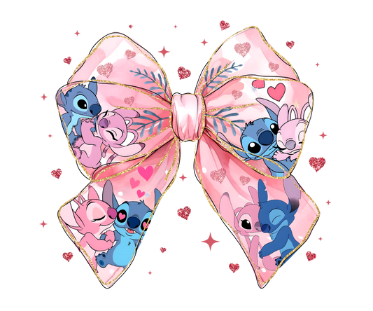 Leo and Stitch Youth DTF Transfer (9 inch)