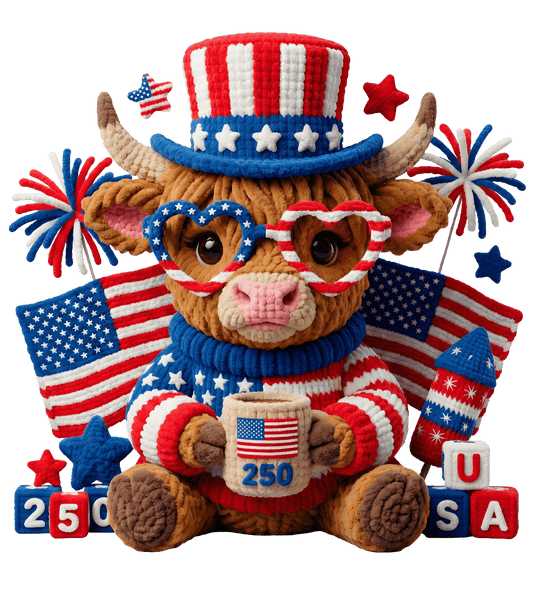 250 Usa Cow Adult DTF Transfer (11 inch)