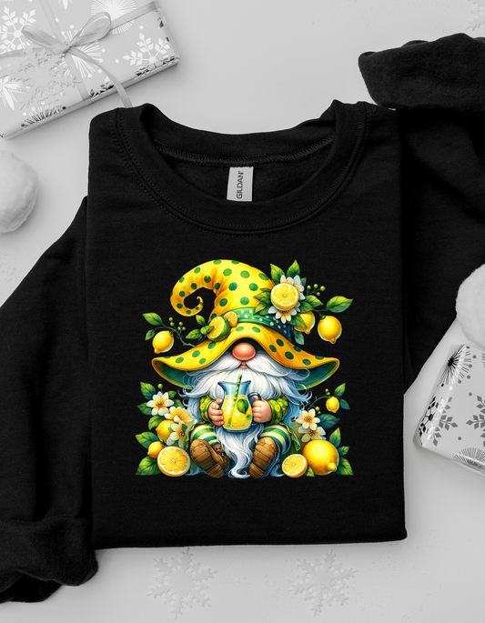 Lemon gnome (Shirt not included) Hot peel 11 inch dtf transfer
