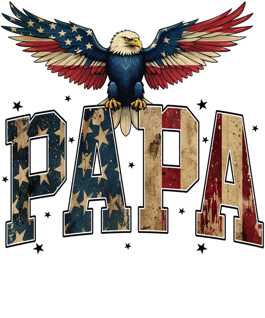 American Papa Adult DTF Transfer (11 inch)