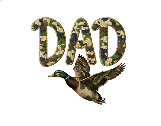 Dad Duck Adult DTF Transfer (11 inch)