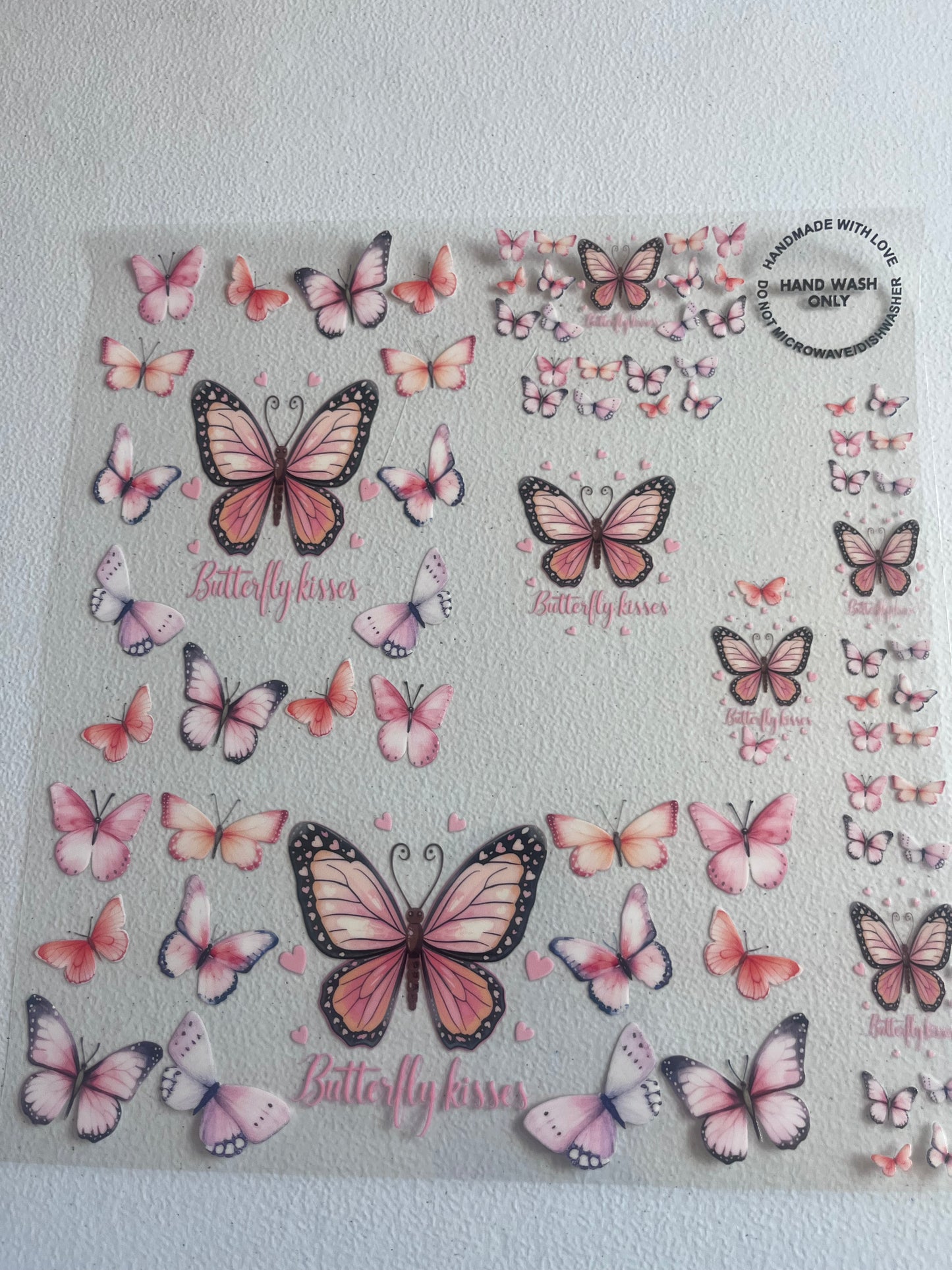 Butterfly Kisses 8 In 1 UV DTF Wrap