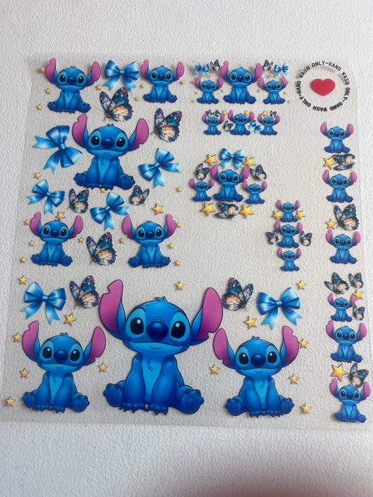 Blue Guy 8 In 1 UV DTF Wrap