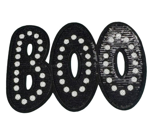 Black Boo Patch