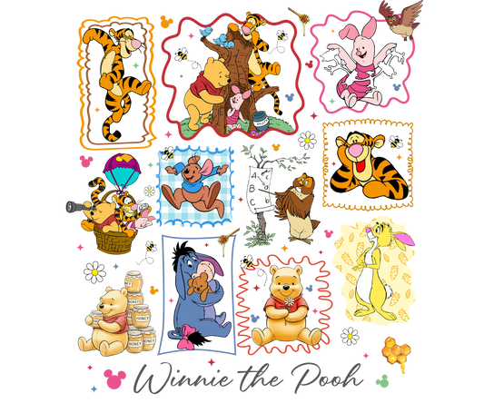 Honey Bear and Friends Adult DTF Transfer (11 inch)