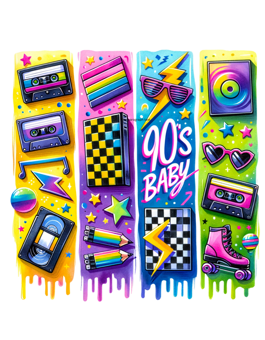 90'S Baby Adult DTF Transfer (11 inch)