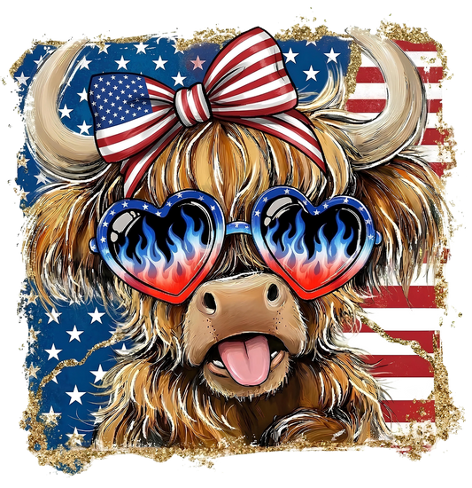 Usa Cow Adult DTF Transfer (11 inch)